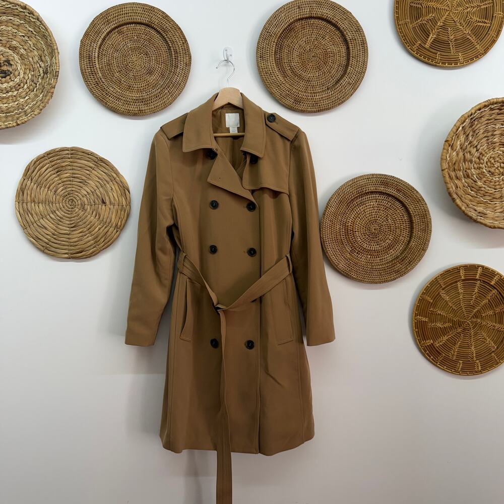 H&M Brown Trench Coat Medium